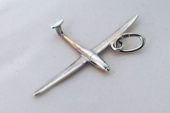 Discus pendentif chaîne argent Discus pendentif chaîne argent