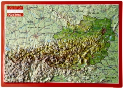 Autriche Carte postale en relief Autriche Carte postale en relief