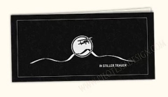 Carte de deuil vol à moteur Carte de deuil vol à moteur