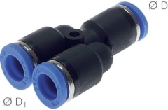 Raccord enfichable en Y Festo 4-4 mm Raccord enfichable en Y Festo 4-4 mm