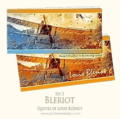 Set de cartes pliables vol moteur Blériot Set de cartes pliables vol moteur Blériot