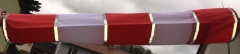 Housse de sac à vent SAFETY 30cm rouge-blanc Housse de sac à vent SAFETY 30cm rouge-blanc