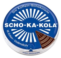 SCHO-KA-KOLA Le chocolat énergétique LAIT COMPLET 100 g SCHO-KA-KOLA Le chocolat énergétique LAIT COMPLET 100 g