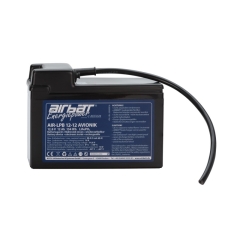 Airbatt LPB LiFePO4 12V 12Ah Avionique avec cache-pôle Sortie de câble au centre Airbatt LPB LiFePO4 12V 12Ah Avionique avec cache-pôle Sortie de câble au centre