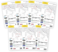 Avioportolano VFR-Karte LI-5 2025 Avioportolano VFR-Karte LI-5 2025