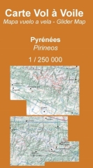 Carte de vol à voile Pyrénées 2024 Carte de vol à voile Pyrénées 2024