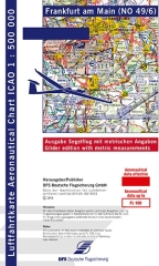 Carte de vol à voile OACI Francfort 2024 Transparent Carte de vol à voile OACI Francfort 2024 Transparent