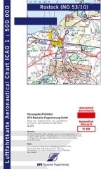 Carte de vol moteur OACI Rostock 2024 Papier Carte de vol moteur OACI Rostock 2024 Papier
