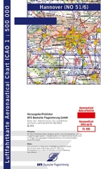 Carte de vol moteur OACI Hanovre 2024 Papier Carte de vol moteur OACI Hanovre 2024 Papier