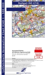 Carte de vol moteur OACI Stuttgart 2024 Papier Carte de vol moteur OACI Stuttgart 2024 Papier
