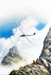 Peinture originale Arcus über den Dolomiten Peinture originale Arcus über den Dolomiten