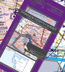 Rogersdata Carte VFR France Nord Ouest 500k 2025 Rogersdata Carte VFR France Nord Ouest 500k 2025