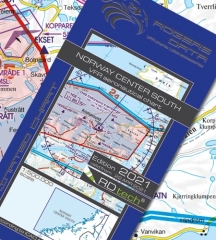 Rogersdata Carte VFR Norvège Centre Sud 500k 2025 Rogersdata Carte VFR Norvège Centre Sud 500k 2025