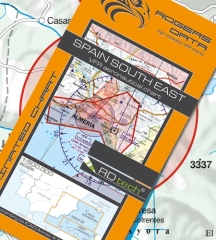 Rogersdata Carte VFR Espagne Sud Est 500k 2025 Rogersdata Carte VFR Espagne Sud Est 500k 2025
