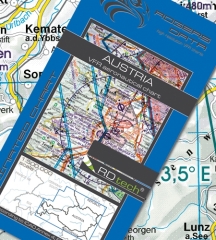 Rogersdata Carte VFR Autriche 500k 2025 Rogersdata Carte VFR Autriche 500k 2025