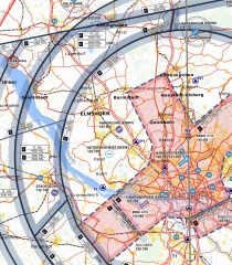 Carte OFMA de vol à voile ED-8 Hambourg 2025 Papier Carte OFMA de vol à voile ED-8 Hambourg 2025 Papier