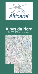carte de vol à voile franco. Alpes du Nord 2026