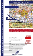 ICAO-Carte de vol à voile Hanovre 2026 Version papier