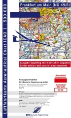 ICAO-Carte de vol à voile Francfort 2026 Version papier