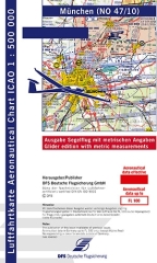 Carte de vol à voile OACI Munich 2024 Transparent