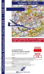 ICAO-Carte de vol à voile Stuttgart 2026 Version papier