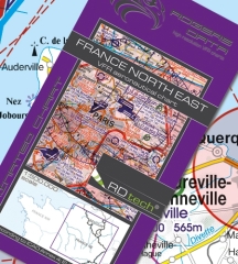 Rogersdata Carte VFR France Nord Est 500k 2025