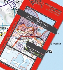 Rogersdata Carte VFR Italie Sud Sicile-Lampedusa-Malte 2025