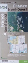ICAO-Karte France Nord-Ouest 2026