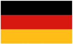 Drapeau allemand JAUNE