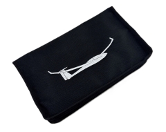 Pochette à documents grande pour le vol à voile, NOIRE