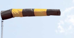 Housse pour manche à air 40cm jaune-noir Housse pour manche à air 40cm jaune-noir